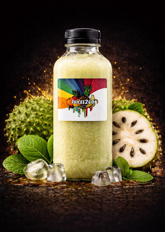Creamy • Tropical • Restorative A smooth, lightly tangy tropical blend made from real soursop fruit and crafted for immune strength and cellular support. This blend delivers refreshing hydration with a naturally calming finish. Key Benefits: ✔ Rich in ant