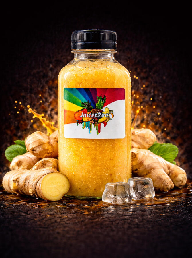 Flavor Profile: Bright • Tropical • Smooth • Citrus Finish What’s Inside: Fresh mango Fresh-squeezed lemon Filtered water Light natural sweetener (optional) Benefits: ✔ Immune support ✔ Hydration boost ✔ Vitamin C rich ✔ Anti-inflammatory support